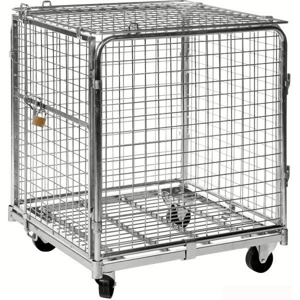4 sidet sikkerhedscontainer, 72x83x100