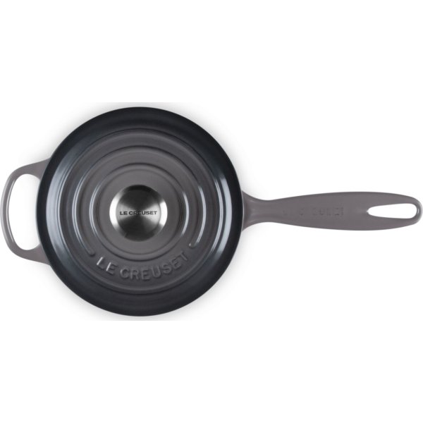 Le Creuset Signatur kasserolle i støbejern, flint