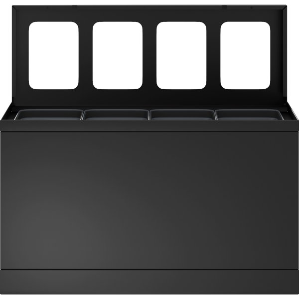 Bica Basic 831 avfallsstation, 4x10 L, antracit
