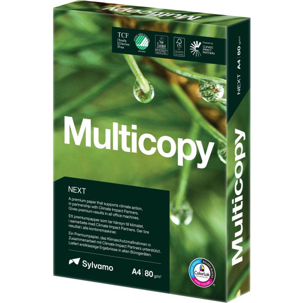 Multicopy Next Kopipapir A4/80g/500ark