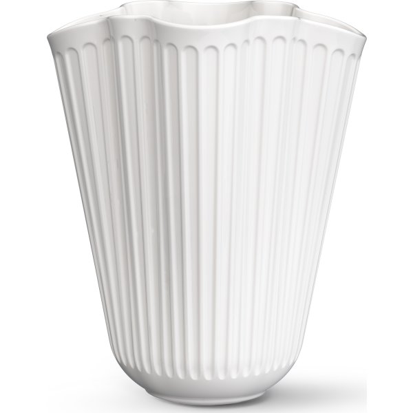 Kähler Hammershøi Unfold Vase H16,5 cm, hvid