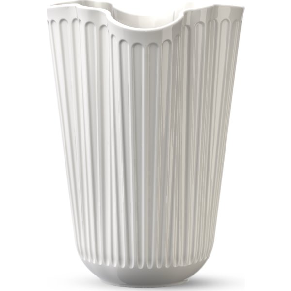 Kähler Hammershøi Unfold Vase H16,5 cm, hvid