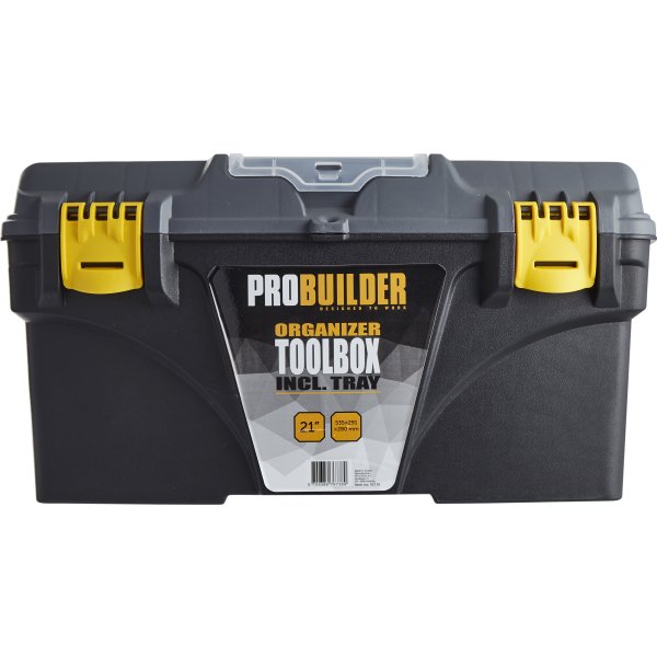 Probuilder værktøjskasse m/ organizer, 21"