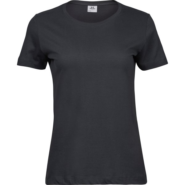 Tee Jays Sof Tee Dam, Mörkgrå, Stl. S