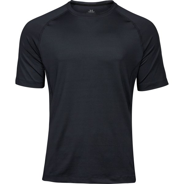 Tee Jays CoolDry Tee, Sort, Str. S