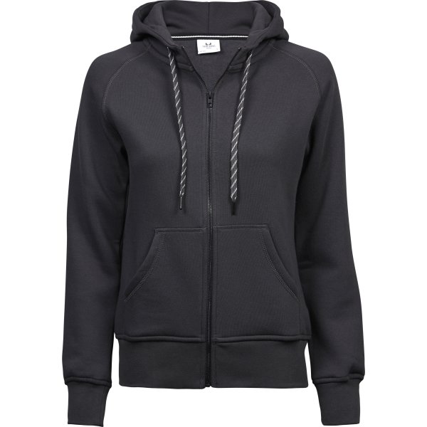 Tee Jays Fashion dame hood, Mørkegrå, Str. 2XL