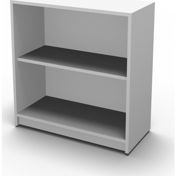 Jive reol m/2 rum hvid dekor laminat. Dybde 35 cm