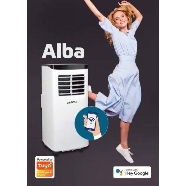 DEMO: Eeese Alba AC 7000BTU Aircondition, hvid