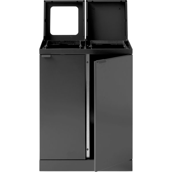 Bica Basic 886 Avfallsstation 2x45L+Lock  Antracit