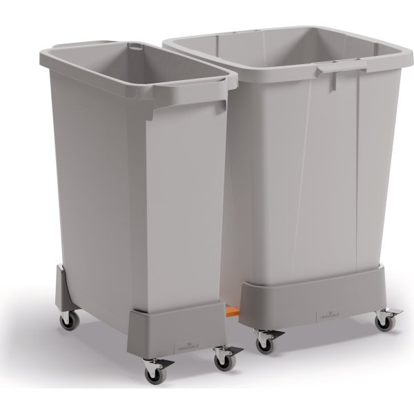 Durabin Affaldsvogn 60 L, Grå