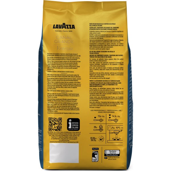 Lavazza Canal Grande Espressobønner, 1 kg
