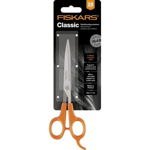 Fiskars Classic Frisørsaks, 17 cm