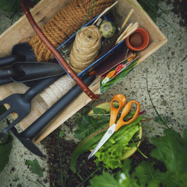 Fiskars Solid Håndhakke, sort