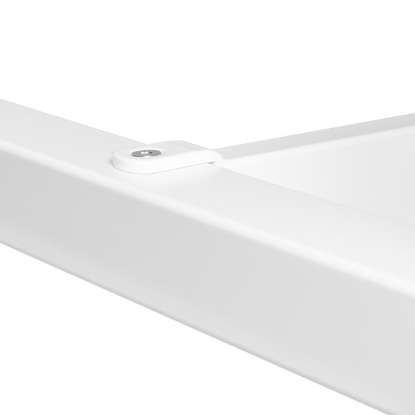 Talk Højbord, hvidt stel/hvid laminat,140x70 cm