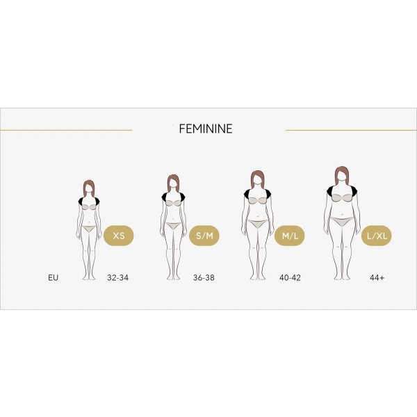 Swedish Posture Skulderstøtte Feminine, L-XL