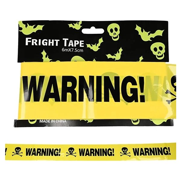 Afskærmingsbånd, warning, 600cm
