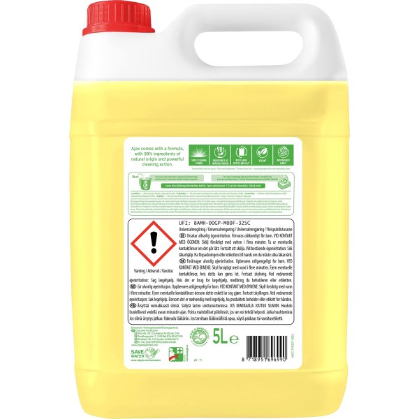 Ajax Lemon Universalrengøring, 5 L