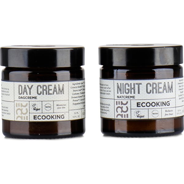 Ecooking Ansigtscremer Dag/Nat, 50 ml,