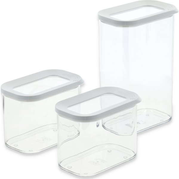 Mepal Husholdningsboks Modula 3 stk. Transparent