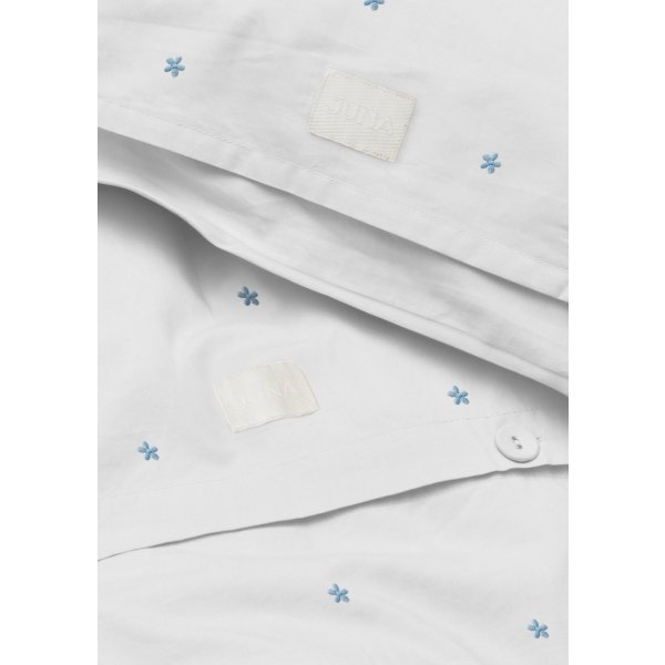 JUNA Daisy Sengetøj 140x200 cm, hvid