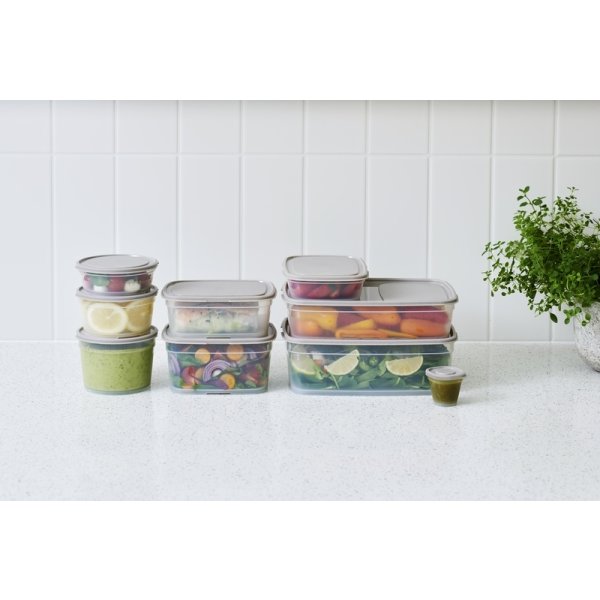 Sustain opbevaringsboks, gråbrun, 0,45L.