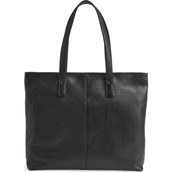 Markberg Molina Shopper, zero waste læder, sort