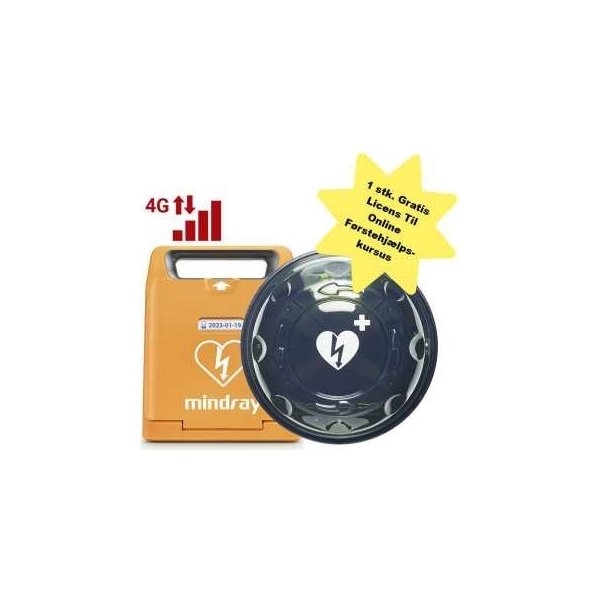 Mindray BeneHeart C1 4G Hjertestarter inkl. skab