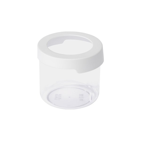 Vision opbevaringsboks, m/skruelåg, rund, 0,75 L