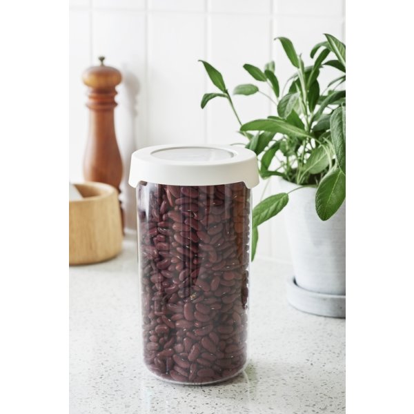 Vision opbevaringsboks, m/skruelåg, rund, 1,45 L