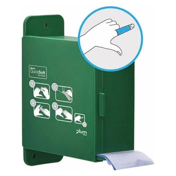 Plum QuickSoft Dispenser inkl. 1 blå bandage refil