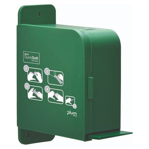 Plum QuickSoft Dispenser inkl 1 sort bandage refil