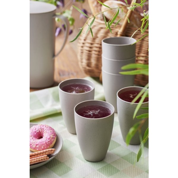 GastroMax Drikkeglas, BIO, gråbrun, 4DL