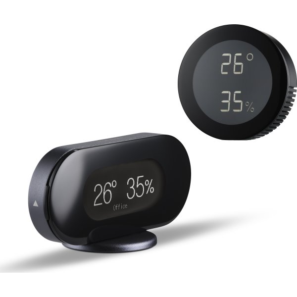 Jacob Jensen Klimastation m. sensor, sort