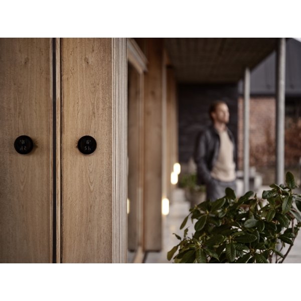 Jacob Jensen Klimastation m. sensor, sort