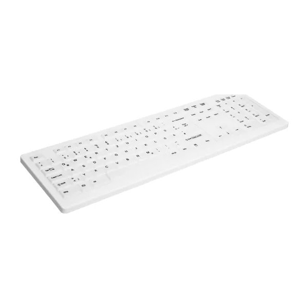 Cherry AK-C8100 medicinsk tastatur, hvid