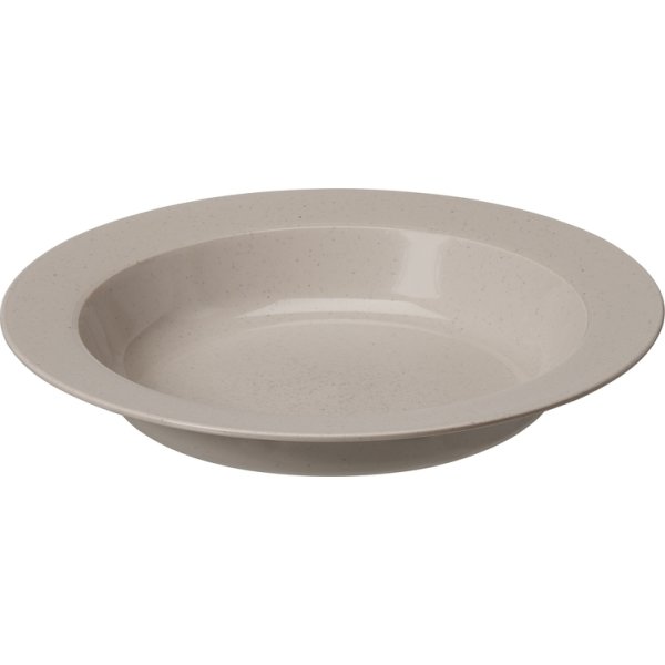 GastroMax Dyb tallerken, BIO, gråbrun, Ø22 cm