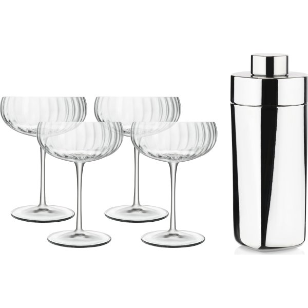 Luigi Bormioli Espresso Martini pk, shaker & glas