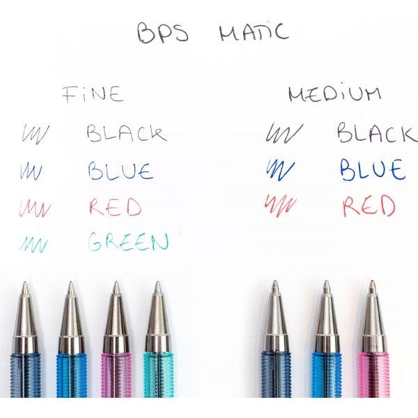 Pilot BP-S Matic Kuglepen | M | Sort