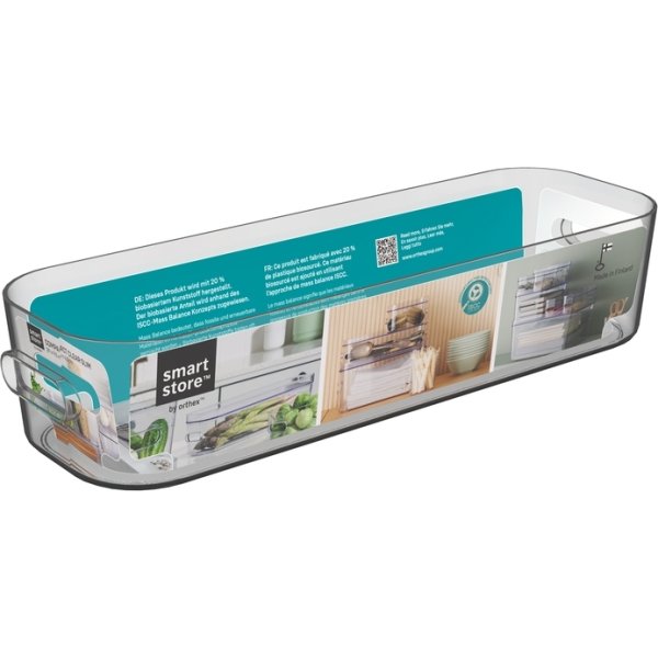 Compact Clear Opbevaringsboks Slim, 1,3 L