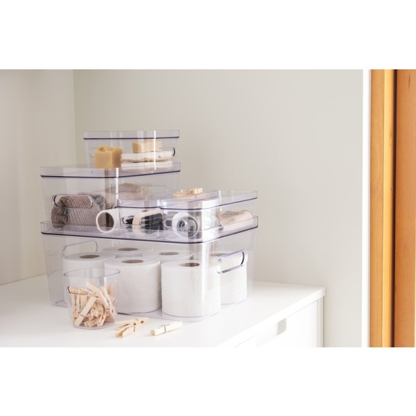 Compact Clear Opbevaringsboks Slim, 1,3 L