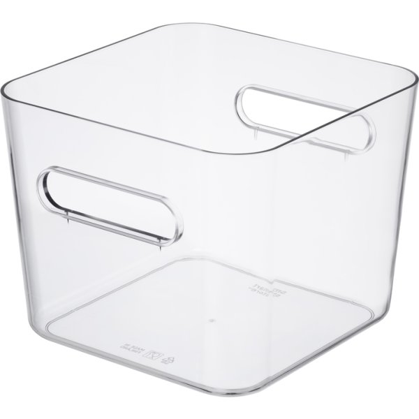 Compact Clear Opbevaringsboks Square L, 4,7 L