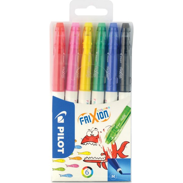 Pilot FriXion Colors Fiberpenne | 6 farver