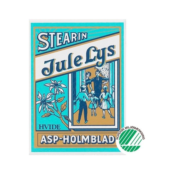 ASP-Holmblad Juletræslys 1, 2x11cm, hvid, 20 stk