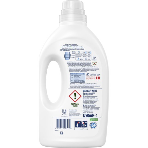 Neutral Flydende Vaskemiddel | White | 1,25 L