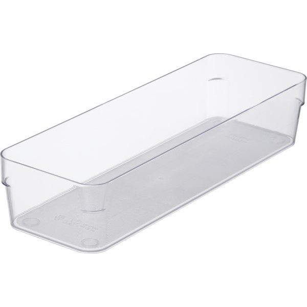 Compact Sort Opbevaringsboks, klar, 30x10cm