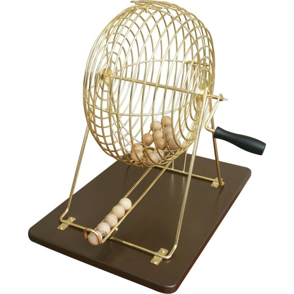Bingo Tromle ø30 cm inkl. 90 numre