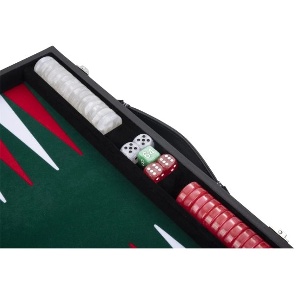 Brætspil Backgammon Sæt 38x23 cm, Foldbart