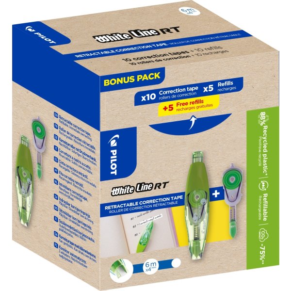 Pilot White Line Greenpack