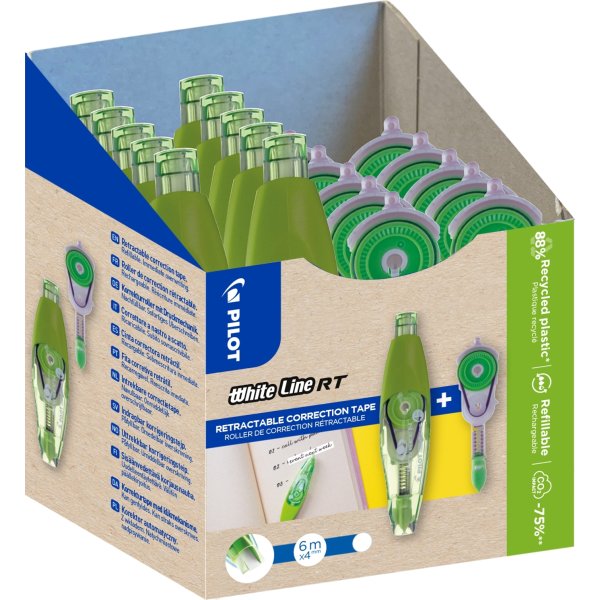 Pilot White Line Greenpack