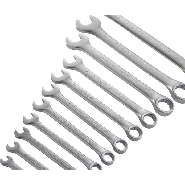 Probuilder ringgaffelnøglesæt, 12 dele
